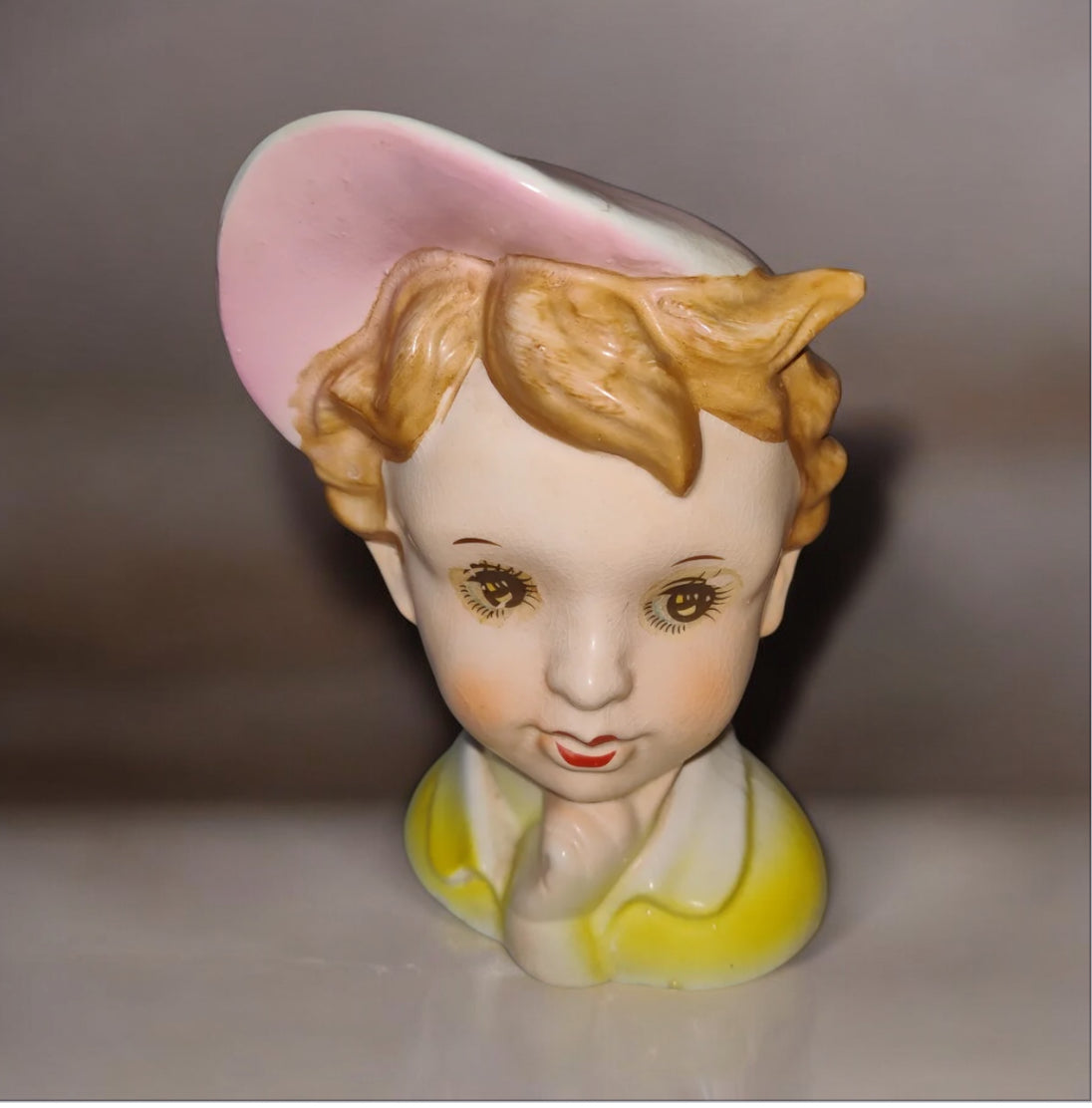 Vintage lady head vase Norleans Japan