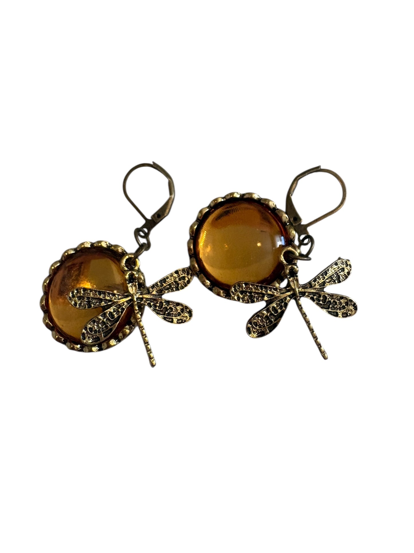 Dragonfly Leaver Back Earrings