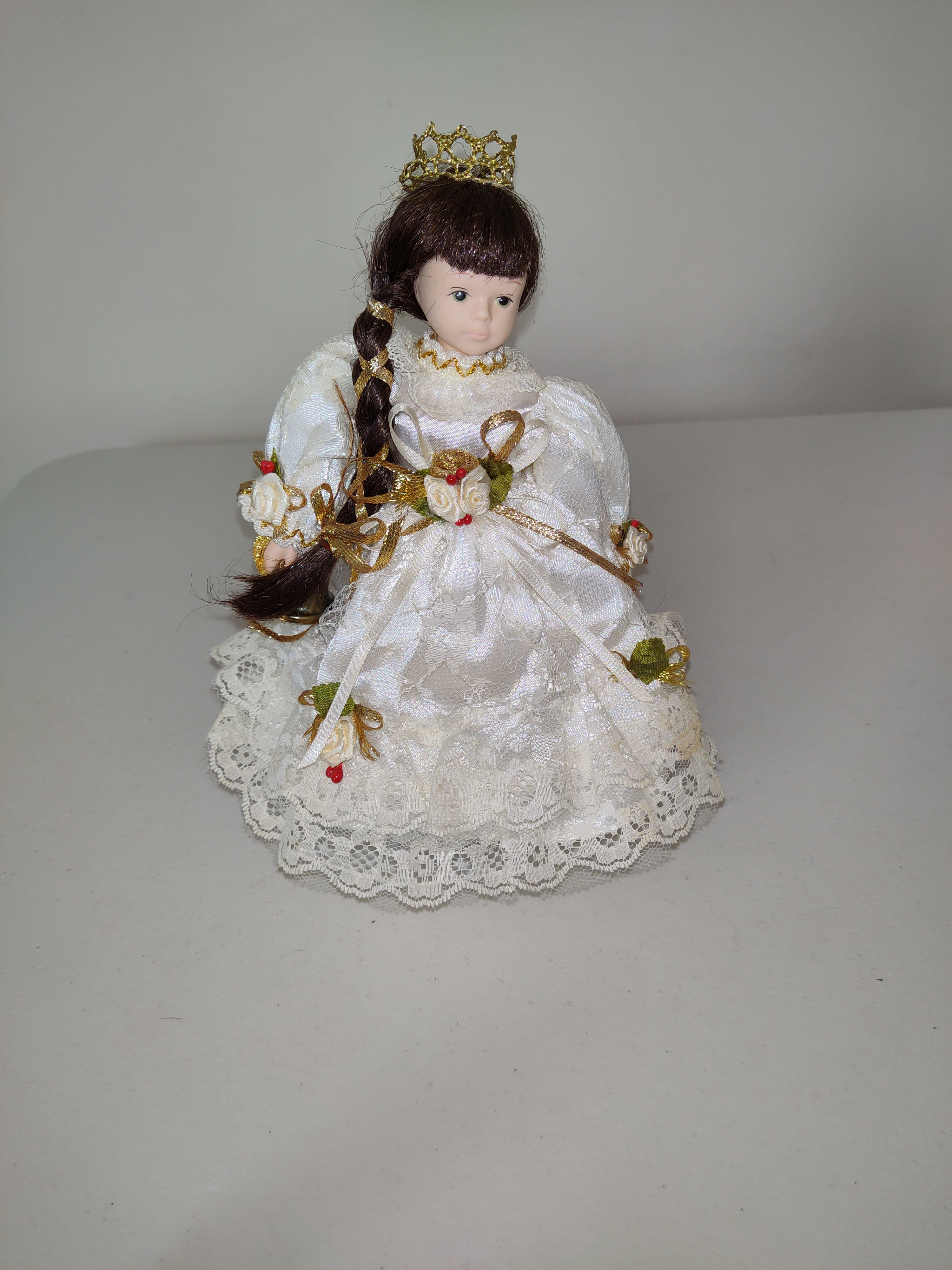 1/8 White Silk Ribbon — Uniquely Yours Porcelain Dolls