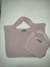 Load image into Gallery viewer, Handmade Crochet Handbag. Set Of Three