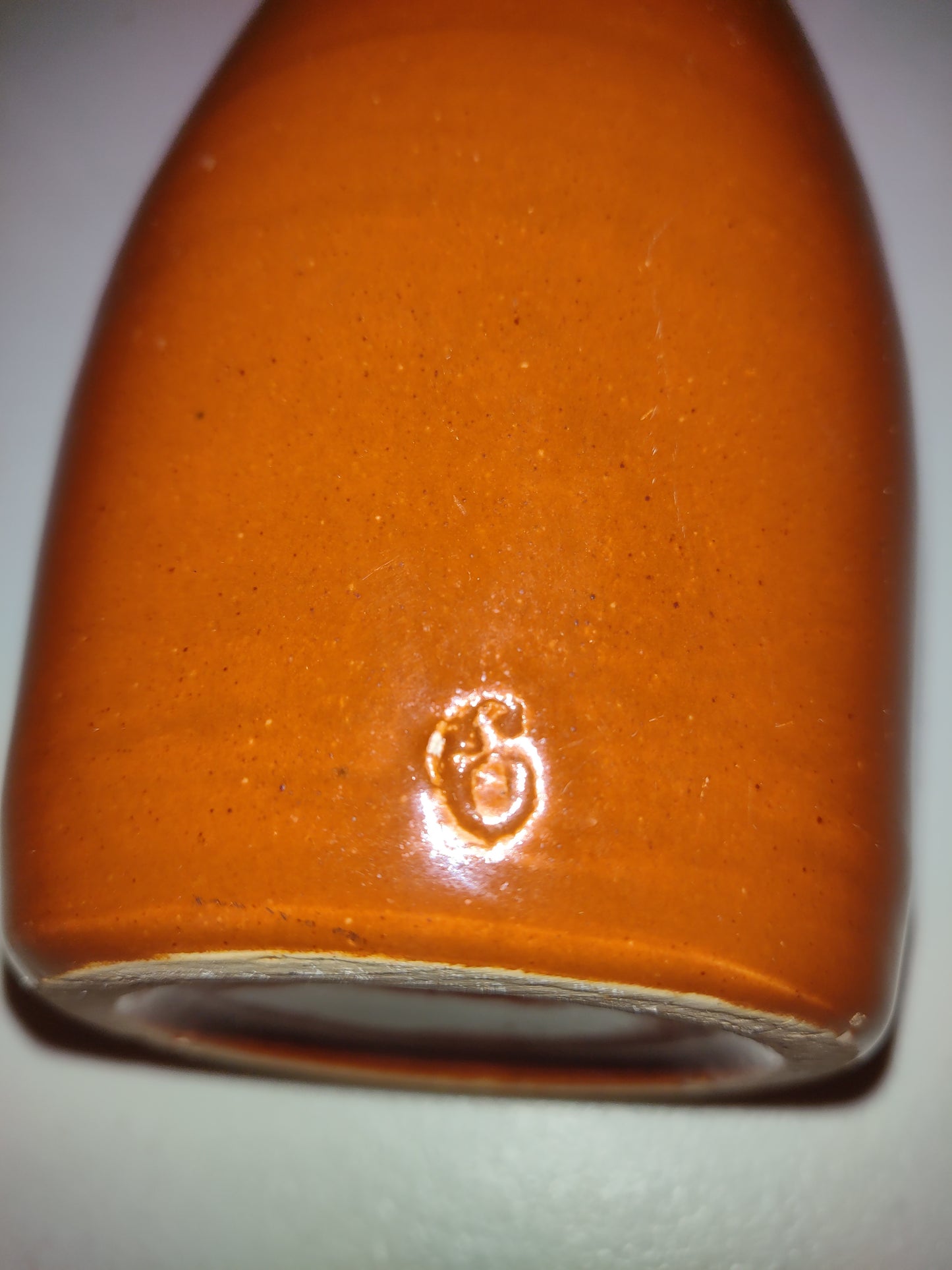 1970s Portugal Red Vase Lancers Ceramic Wine Bottle