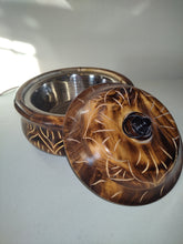 Load image into Gallery viewer, Wooden Handmade Casserole Chapati Box Roti Box Hotpot Hot Case Serving Container