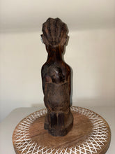 Load image into Gallery viewer, 1950’s Wood Carving African Woman With Baby