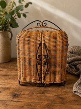Load image into Gallery viewer, Princess House Hide-Away Cabinet Basket. Vintage. Used See Pictures For Details