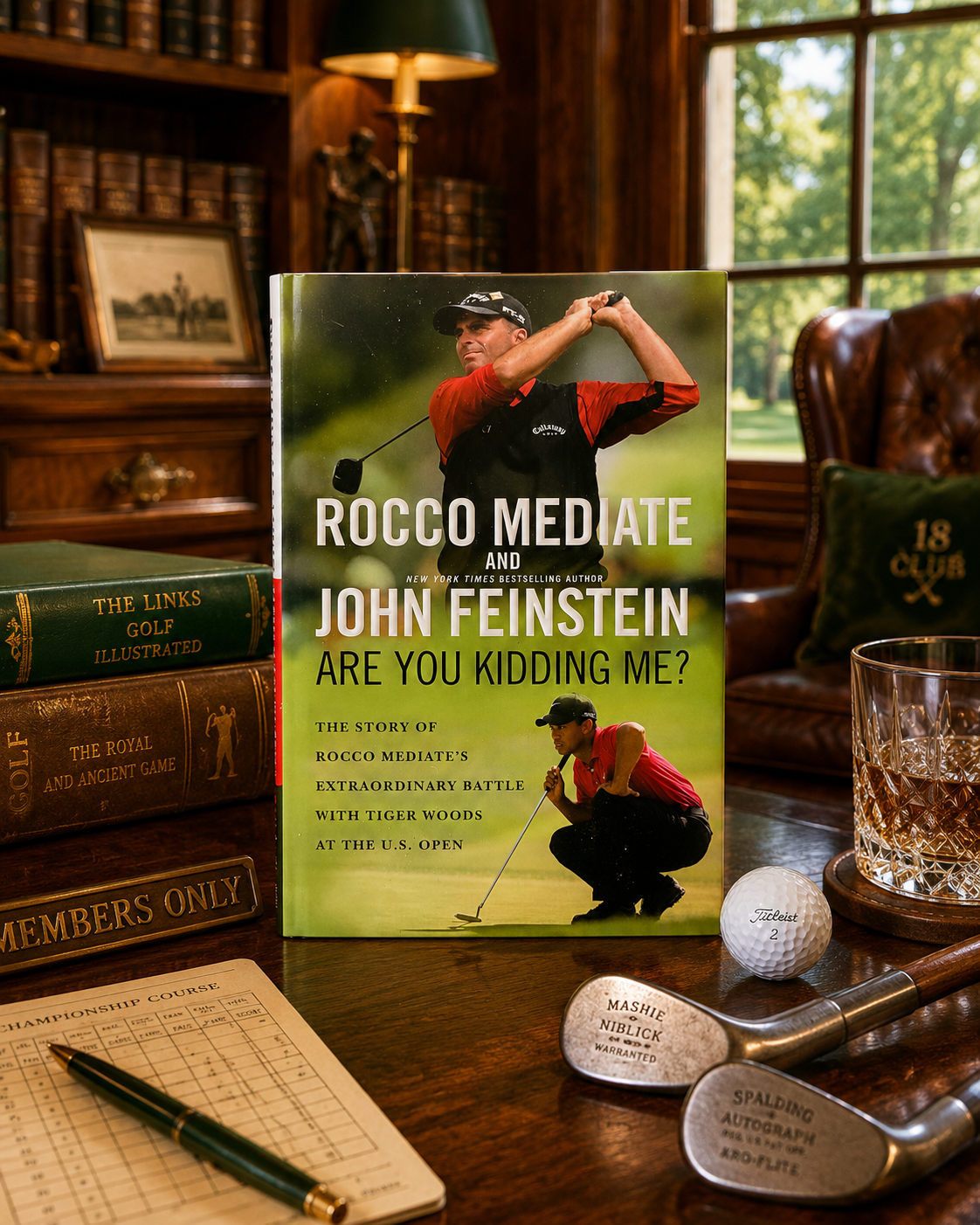 Are You Kidding Me?” by Rocco Mediate & John Feinstein – Hardcover
