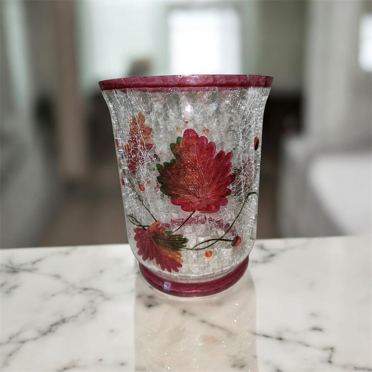 Yankee Candle "Fall Leaves" Pillar Candle Holder