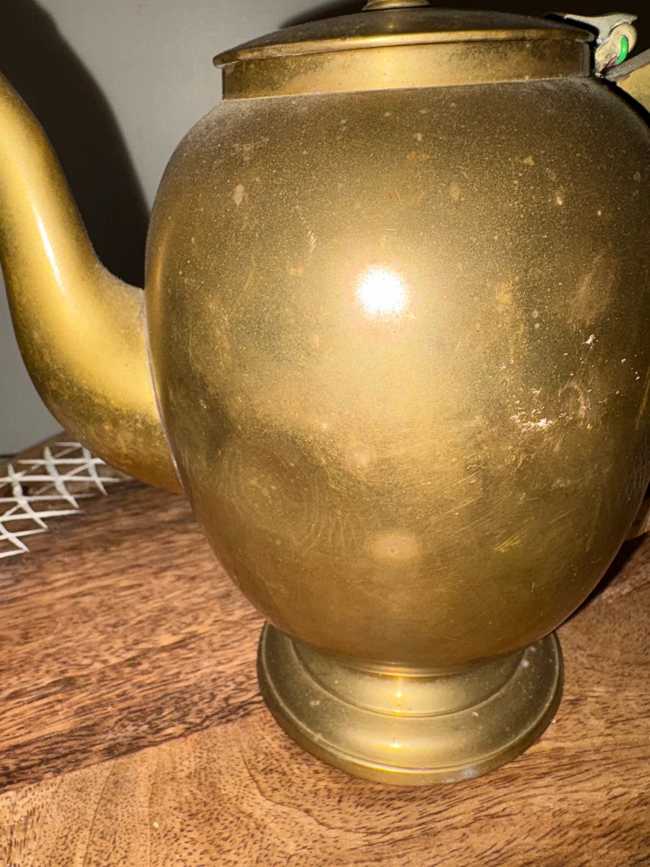 Vintage Brass Teapot