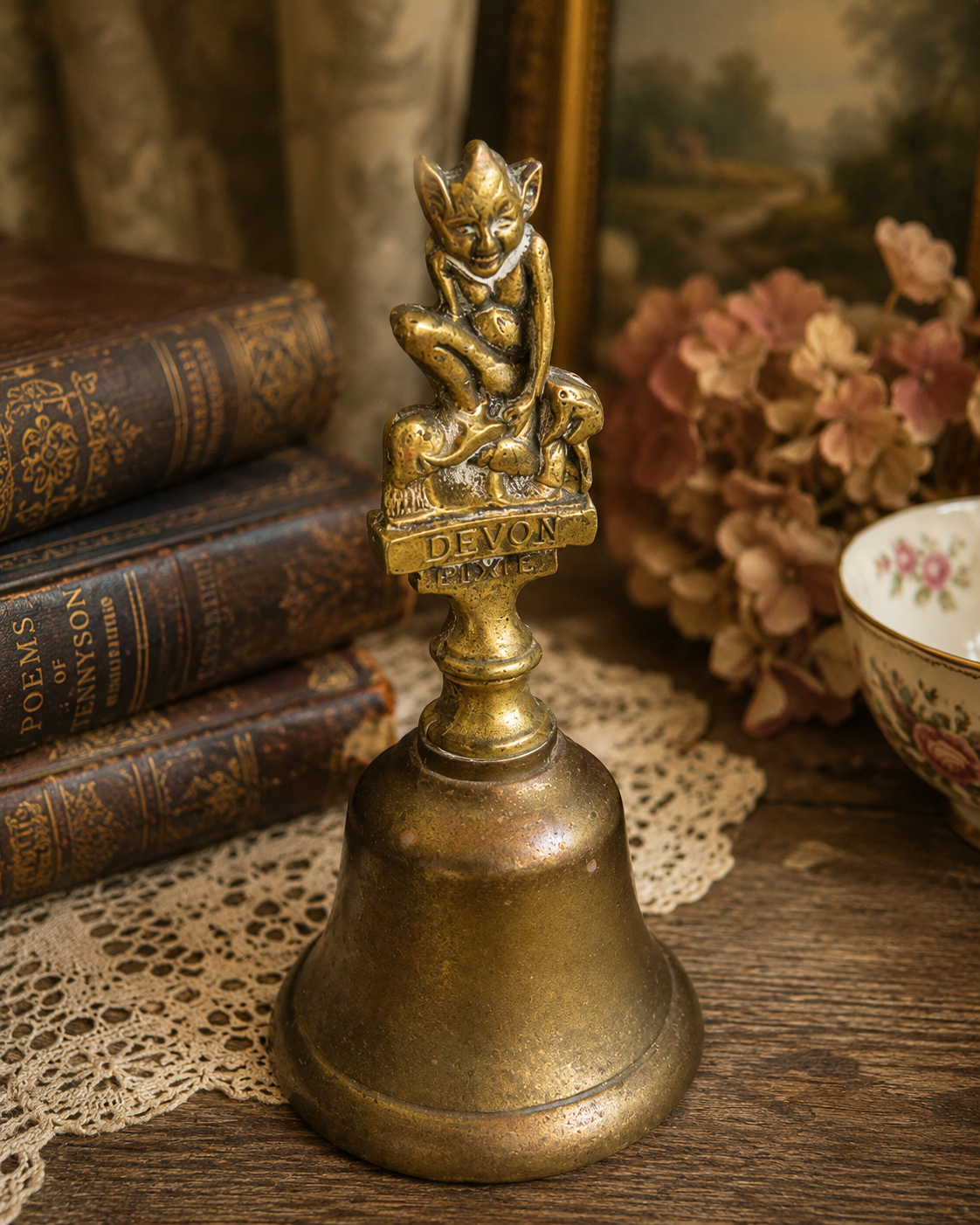 Vintage Devon Pixie Brass Bell