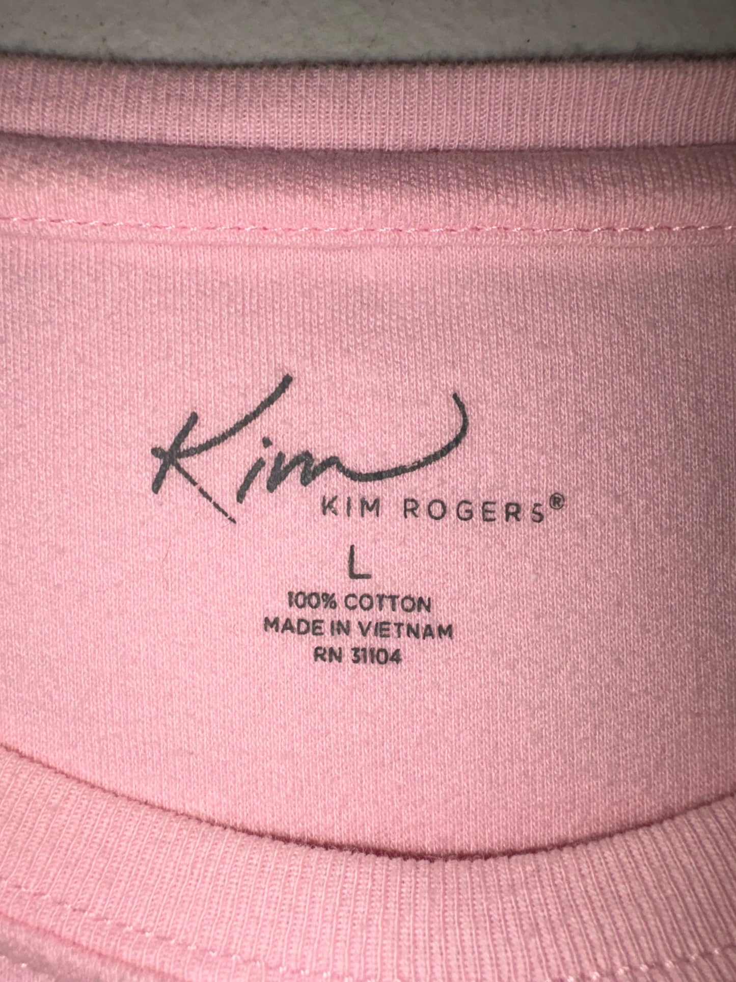 Kim Rogers Pink Short Sleeve Tee
