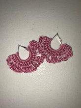 Load image into Gallery viewer, Small Bohemian Crochet Earrings