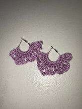 Load image into Gallery viewer, Small Bohemian Crochet Earrings