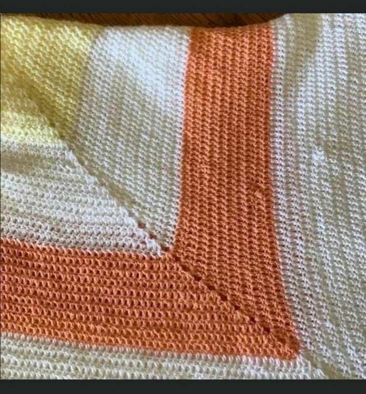 Hand Crochet Throw Blanket