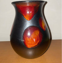 Load image into Gallery viewer, Vintage Poole Pottery Vase, Galaxy Pattern With Lavish Lava Glaze