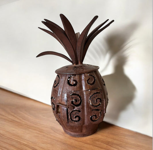 Vintage Rustic Pineapple Tealight Holder