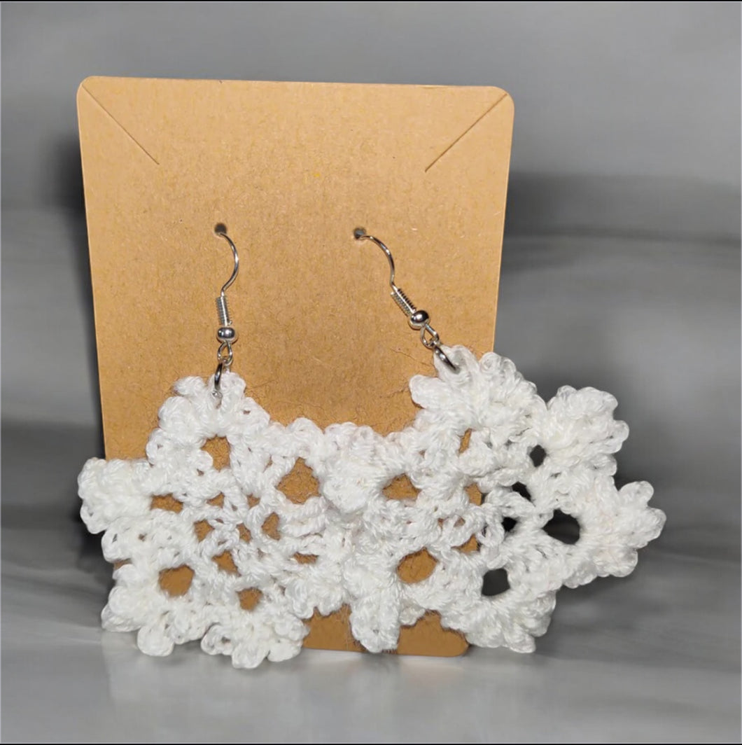 Crochet Snowflakes Earrings
