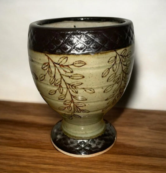 New Vintage Pottery With Candle