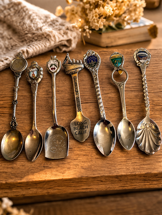 Lot Of Souvenir Spoons