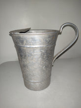 Load image into Gallery viewer, Vintage Aluminum Hammered Water Pitcher
