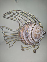 Load image into Gallery viewer, Nautical Angel Fish Art Sculpture
