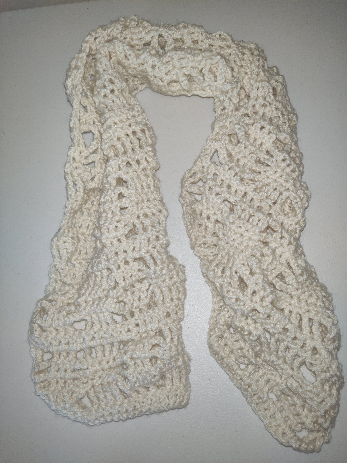 Handmade Spider Stitch Scarf