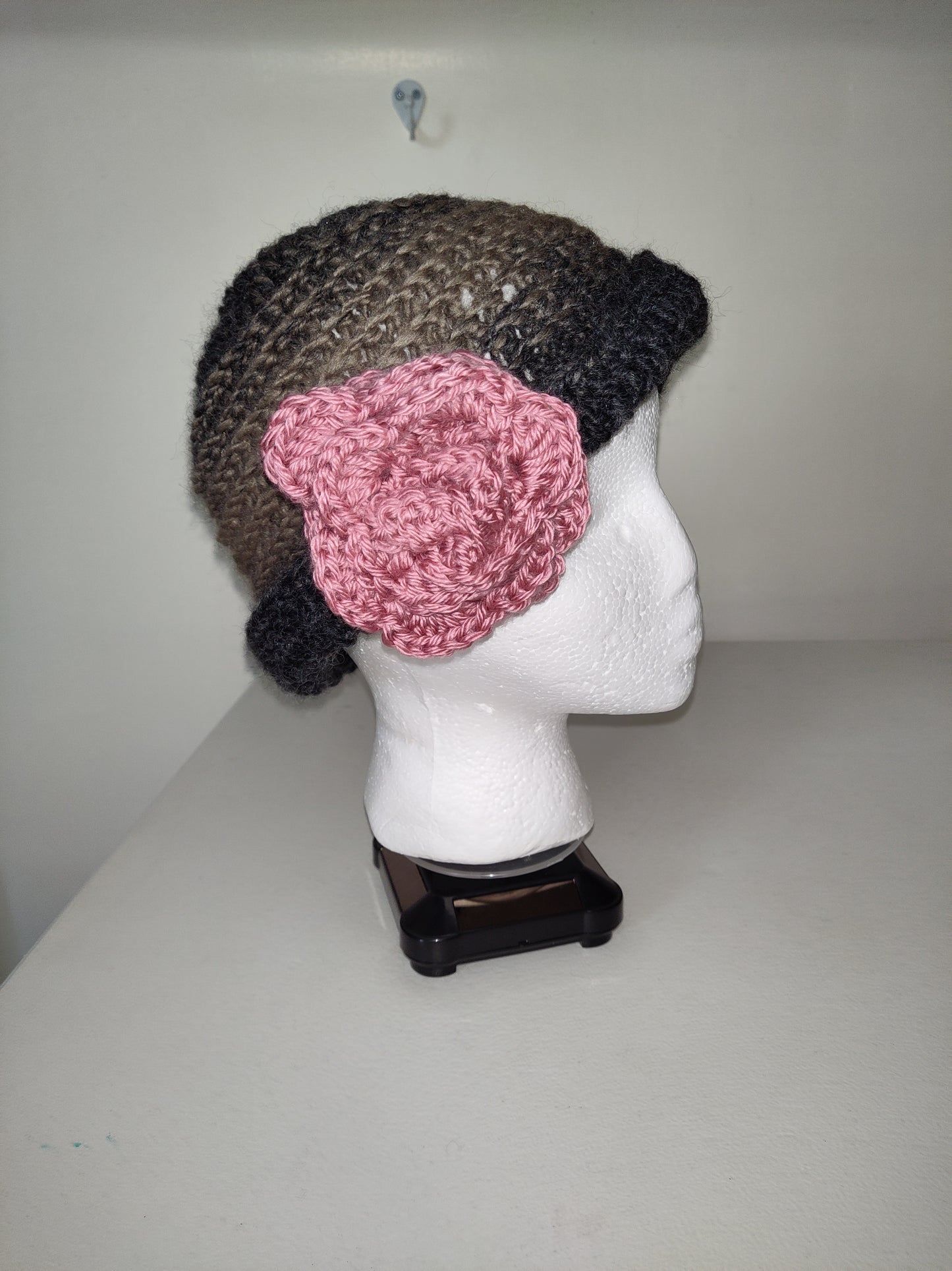 Sombrero de crochet hecho a mano estilo años 30