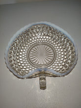 Load image into Gallery viewer, Vintage Fenton Opalescent Moonstone Hobnail Glass Heart Shaped Candy Dish Bowl
