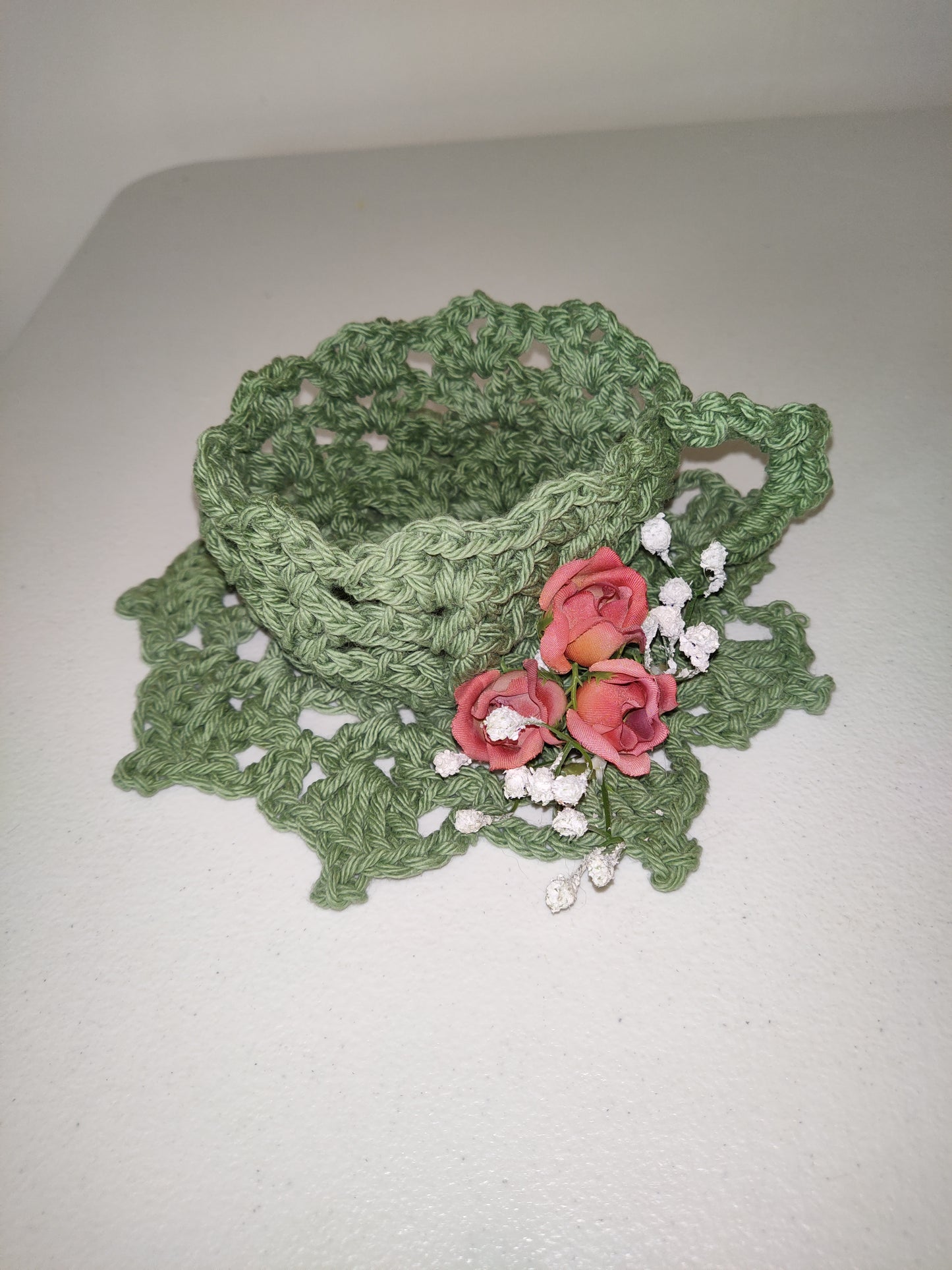 Crochet Teacup And Saucer