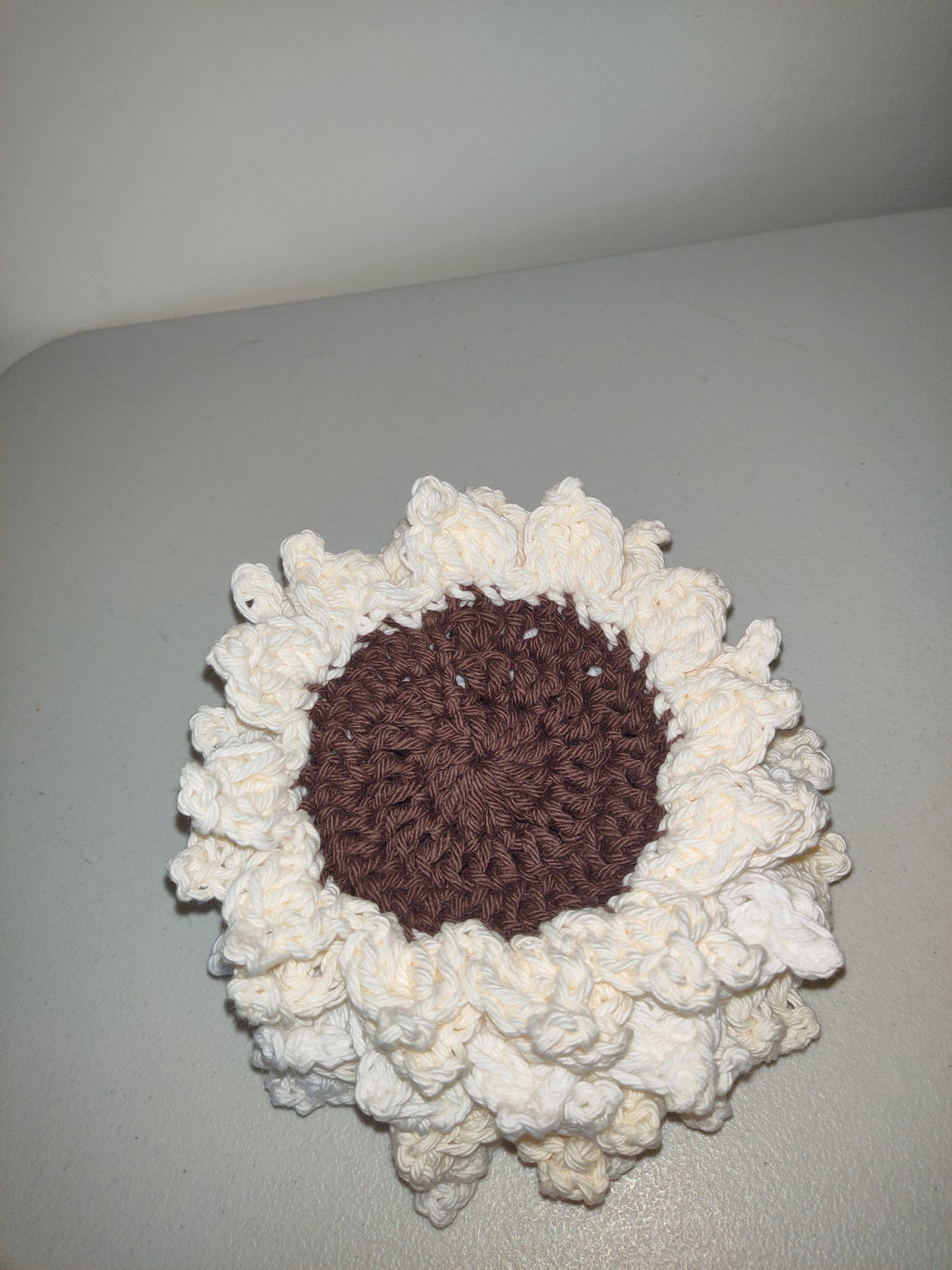 Four Hand Crochet Flower Coasters