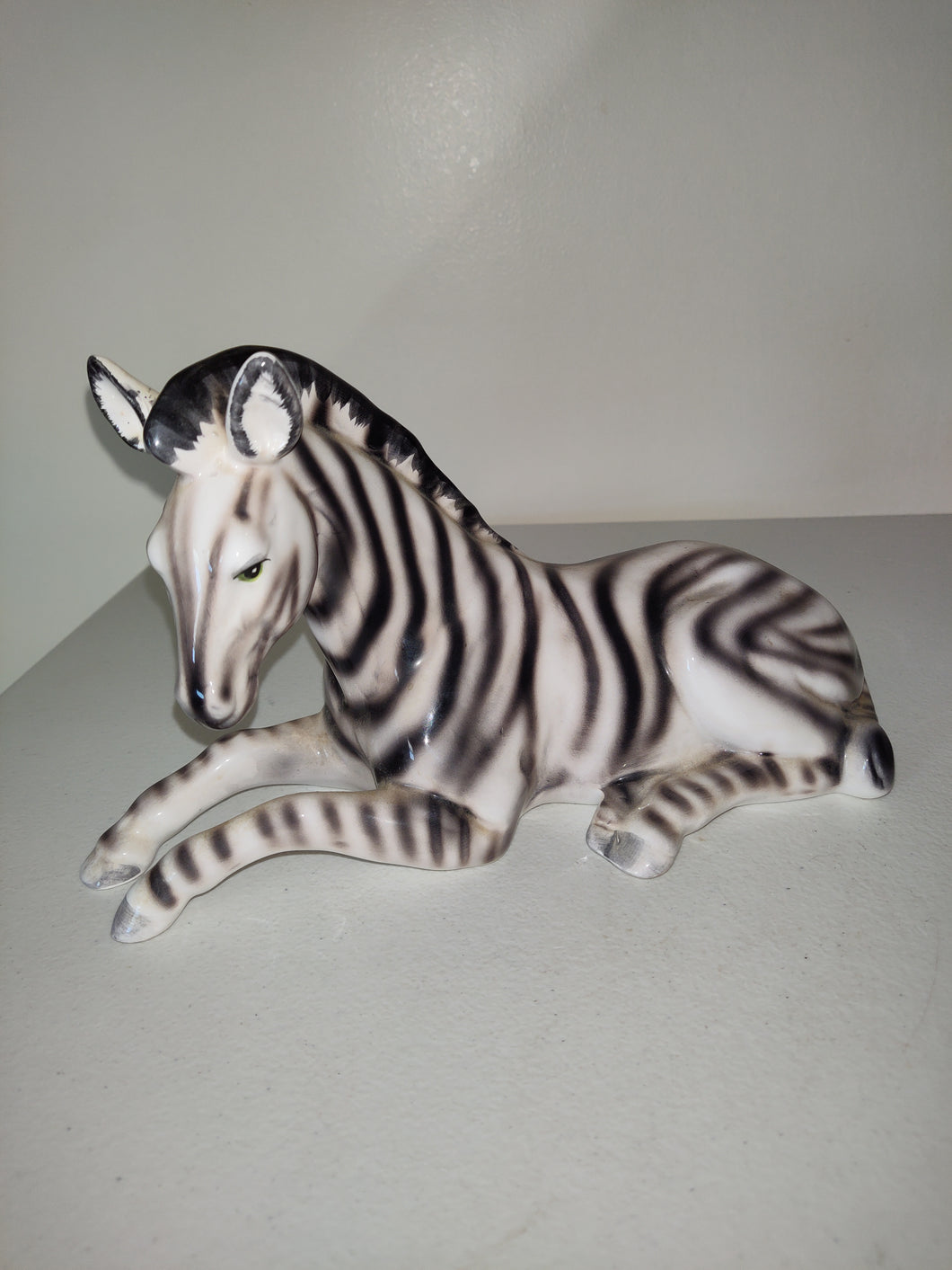 Vintage Porcelain Zebra