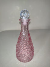 Load image into Gallery viewer, Pink Pebble Decanter 7 Inch Glass Decanter Bottle with Stopper
