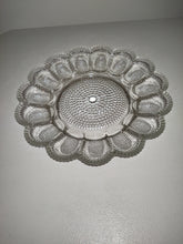 Load image into Gallery viewer, Vintage 15 Count Deviled Egg Platter Indiana Glass Clear Glass Hobnail
