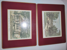 Load image into Gallery viewer, Pimpernel Williamsburg Acrylic Place Mats w/ Cork Back Set of 4 Made in England
