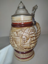 Load image into Gallery viewer, Vintage 1977 Avon Beer Stein Mug, Tall Ships Handcrafted In Brazil -Nautical.
