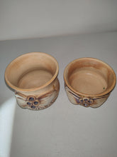 Load image into Gallery viewer, Vintage Grashir Pottery Teabag Bowl And Spoon Jar
