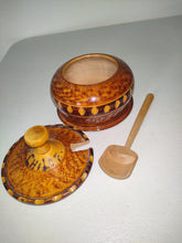Load image into Gallery viewer, Vintage Handcrafted Wooden Sugar/Spice Bowl. Made In Chiloe
