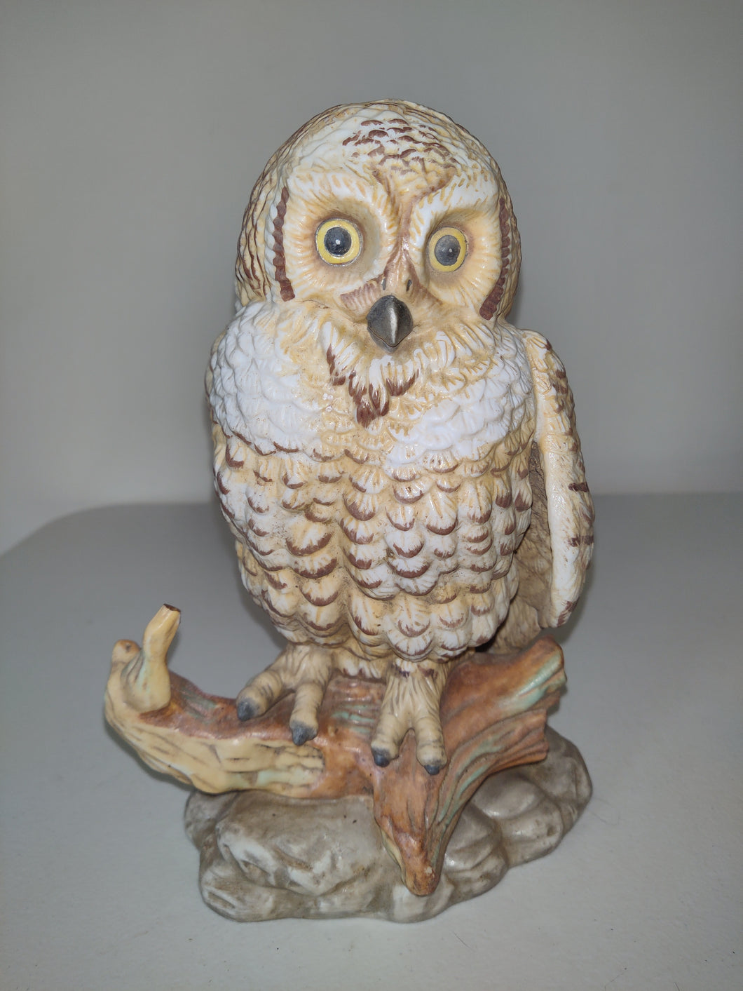 Vintage Enesco Owl Figurine. Numbered