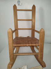 Afbeelding in Gallery-weergave laden, Vintage Doll And Rocking Chair
