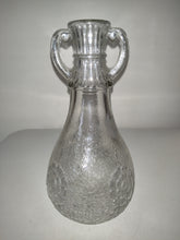 Cargar imagen en el visor de la galería, Vintage Pressed Glass Double Handled. White House Vinegar Bottle
