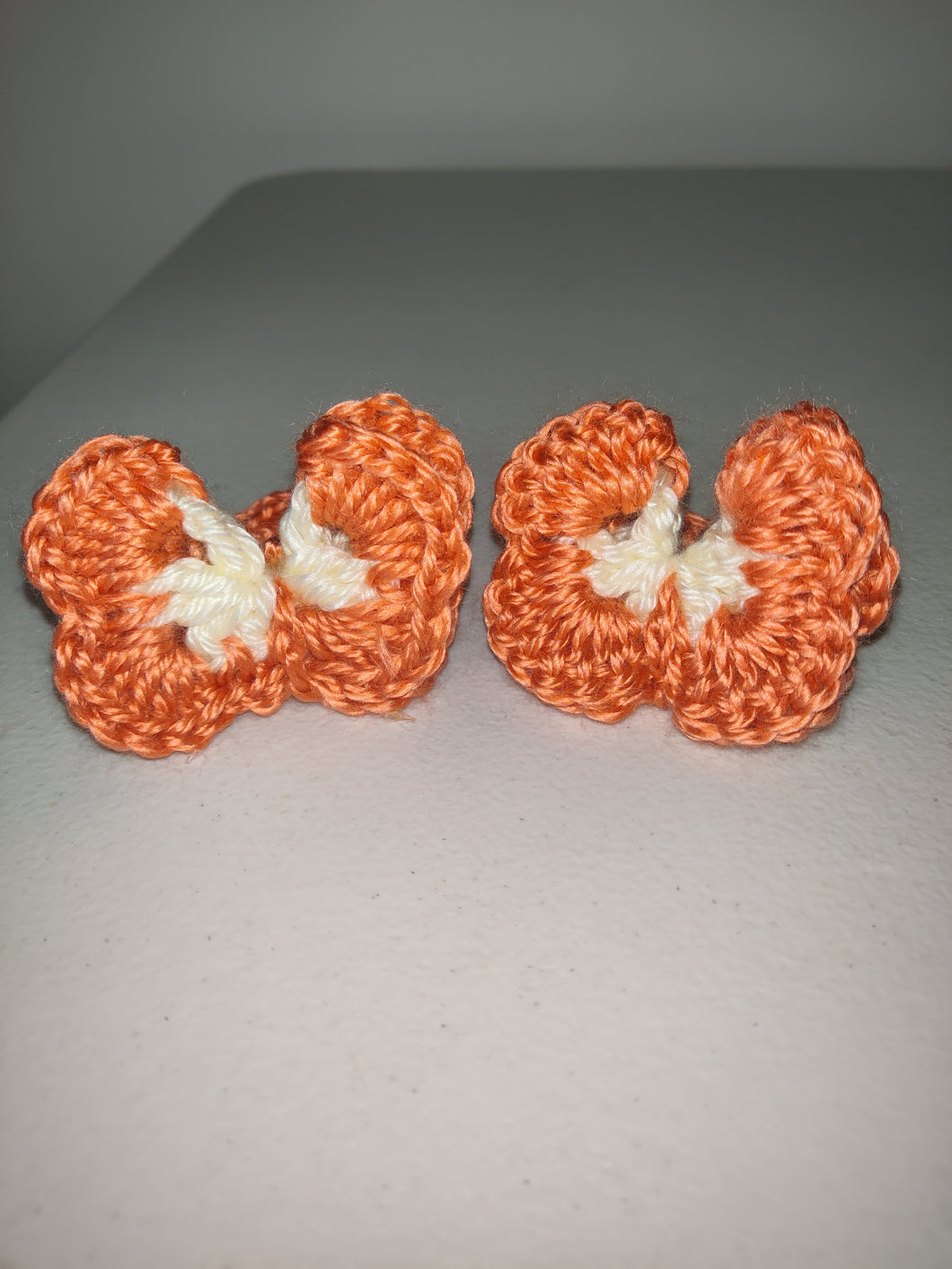 Hand Crochet Butterfly Pony Tail Holder