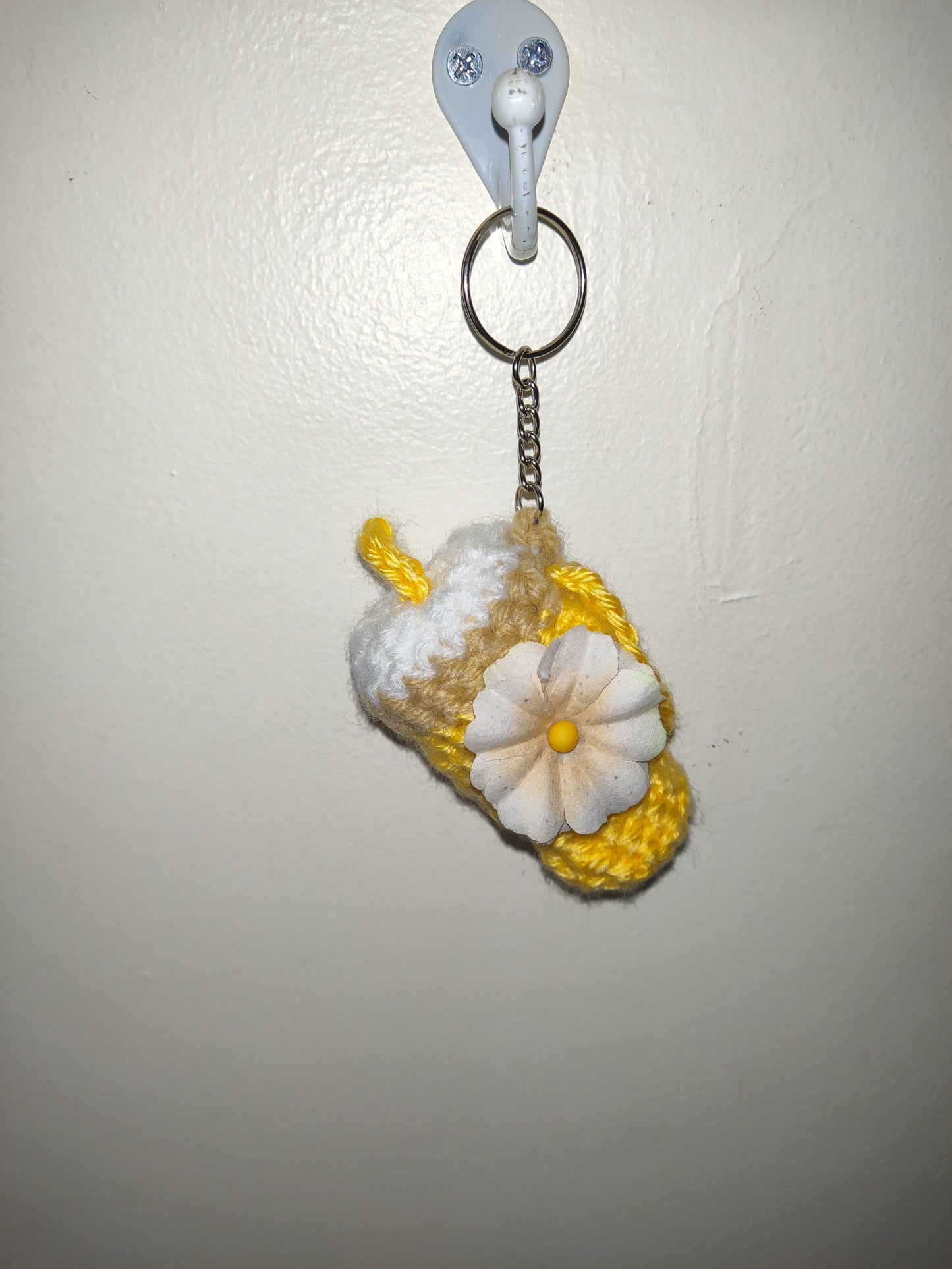 Crochet Travel Cup Keychain