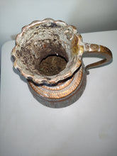 Cargar imagen en el visor de la galería, Old Antique Persian Or Middle East Large Tinned Copper Jug
