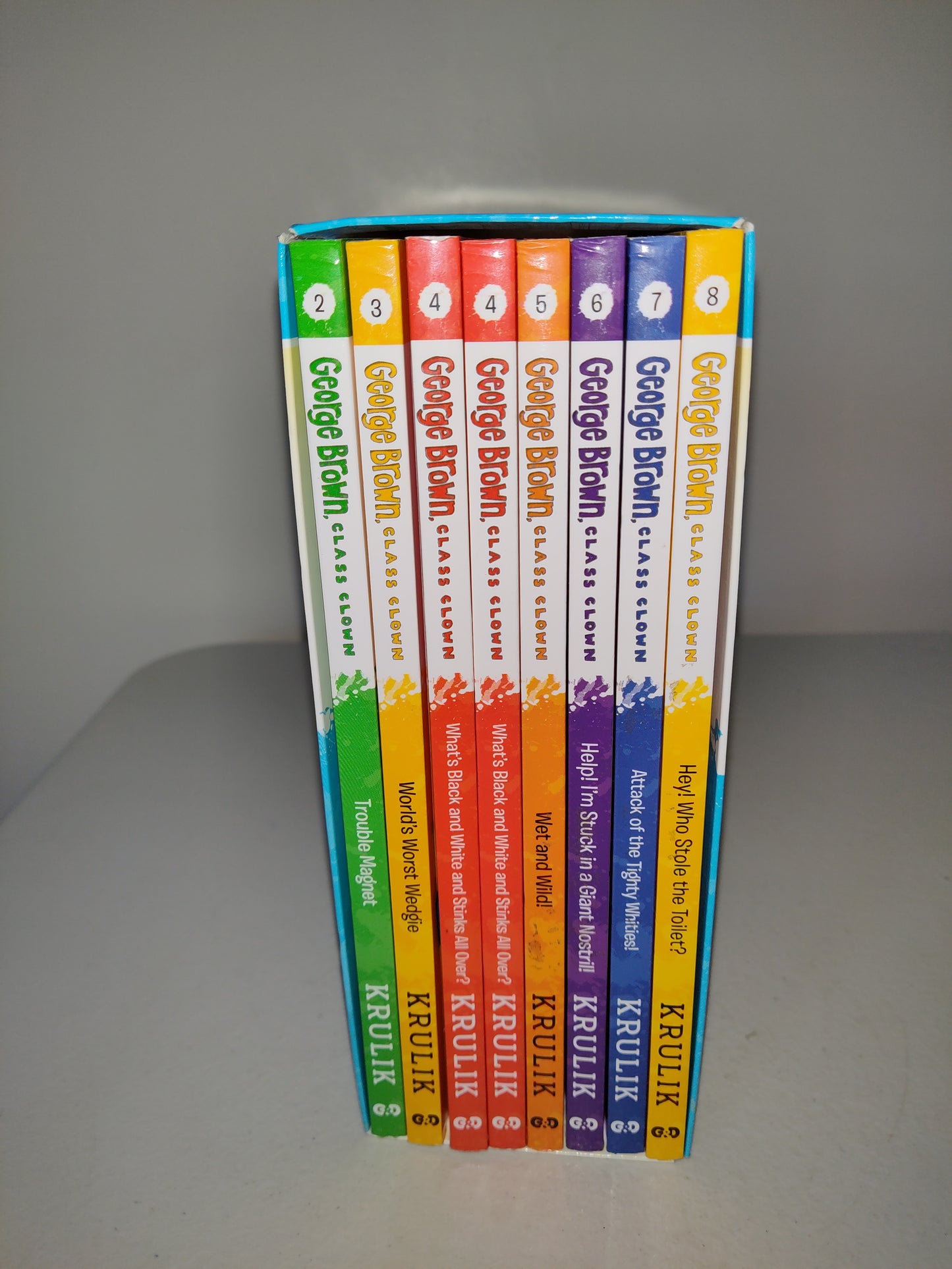 Colección de payasos de clase de George Brown, set de 8 libros de Nancy Krulik