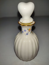 Load image into Gallery viewer, Vtg. Lenox Floral Perfume Bottle with Heart Stopper MINT
