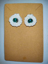 Ladda upp bild till gallerivisning, Hand Crochet Beaded Earrings
