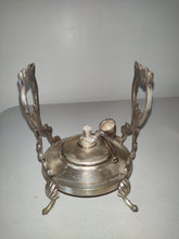 Load image into Gallery viewer, Silver plate India Tilting Teapot Stand, Burner
