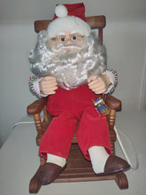 Carica l&#39;immagine nel visualizzatore di Gallery, Vintage Telco Animated Rocking Chair Santa
