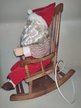 Cargar imagen en el visor de la galería, Vintage Telco Animated Rocking Chair Santa
