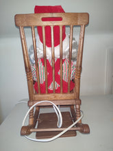 Afbeelding in Gallery-weergave laden, Vintage Telco Animated Rocking Chair Santa
