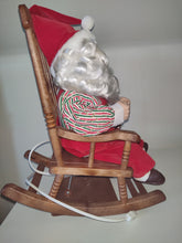 Cargar imagen en el visor de la galería, Vintage Telco Animated Rocking Chair Santa
