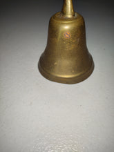 Cargar imagen en el visor de la galería, Brass Hand Bell with Birds on Branch Handle
